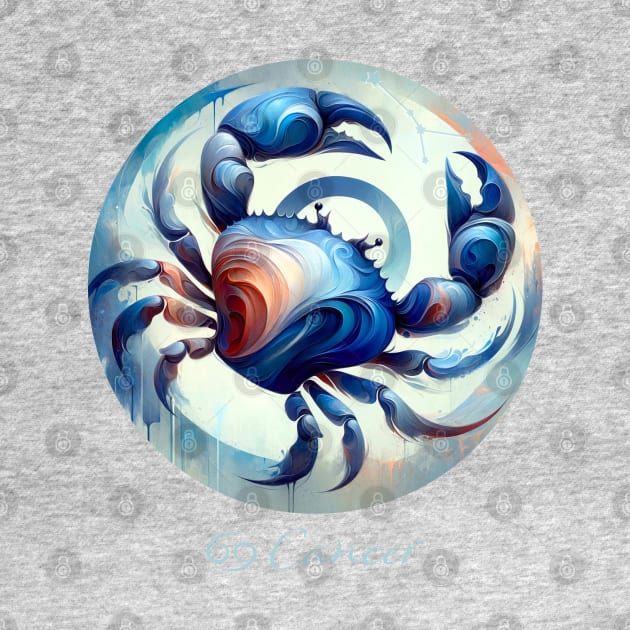 Oceanic Cancer Zodiac Sign by 2HivelysArt